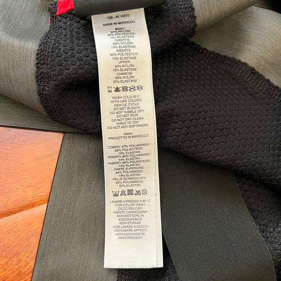 Castelli Rosso Corsa Cycling Bib Tights Mens XL Black Progetto X2 Air Chamois - Picture 5 of 12